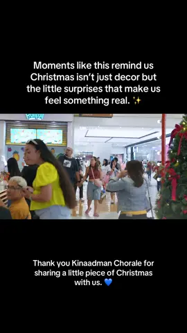 Moments like this remind us Christmas isn’t just decor but the little surprises that make us feel something real. ✨ Thank you Kinaadman Chorale for sharing a little piece of Christmas with us. 💙 #EverythingsHereAtSM #ChristmasAtSM #UnwrappingChristmasSparkles