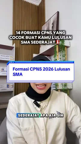 Formasi CPNS 2026 Lulusan SMA   #formasicpns2026lulussnsma #formasicpns2026sma #formasicpns #formasicpns2026smk #cpns2026