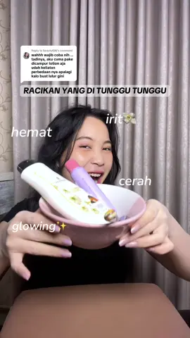 Replying to @beautyIDN THANK YOU BUAT YANG REQUEST COBA PAKE PRODUCT INIII,, lovvv bgttt!!!!! #racikanpemutih  #bibitpemutih  #goldpowder  #lulurviraltiktok 