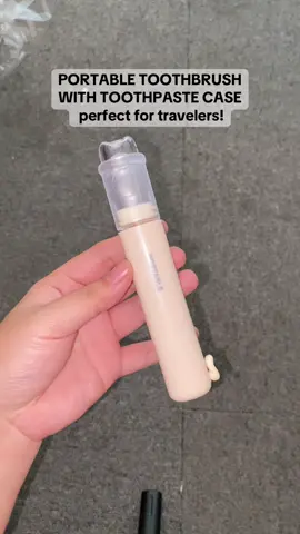 PERFECT TO SA MGA GALA!! MAG TOTOOTH BRUSH KAHIT NASA DAAN HAHAH #toothbrush #portable #travelers #travel #vacation 