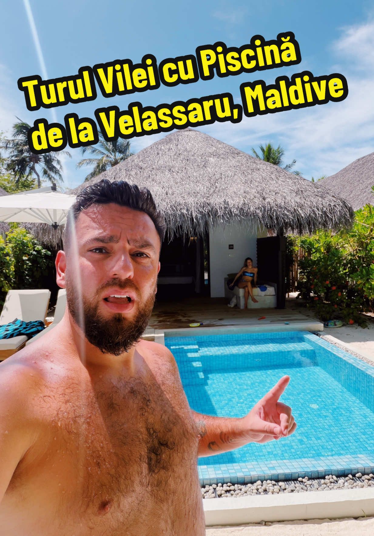 Cum arată căsuța noastră cu piscină de pe insula Velassaru din Maldive 🏝️