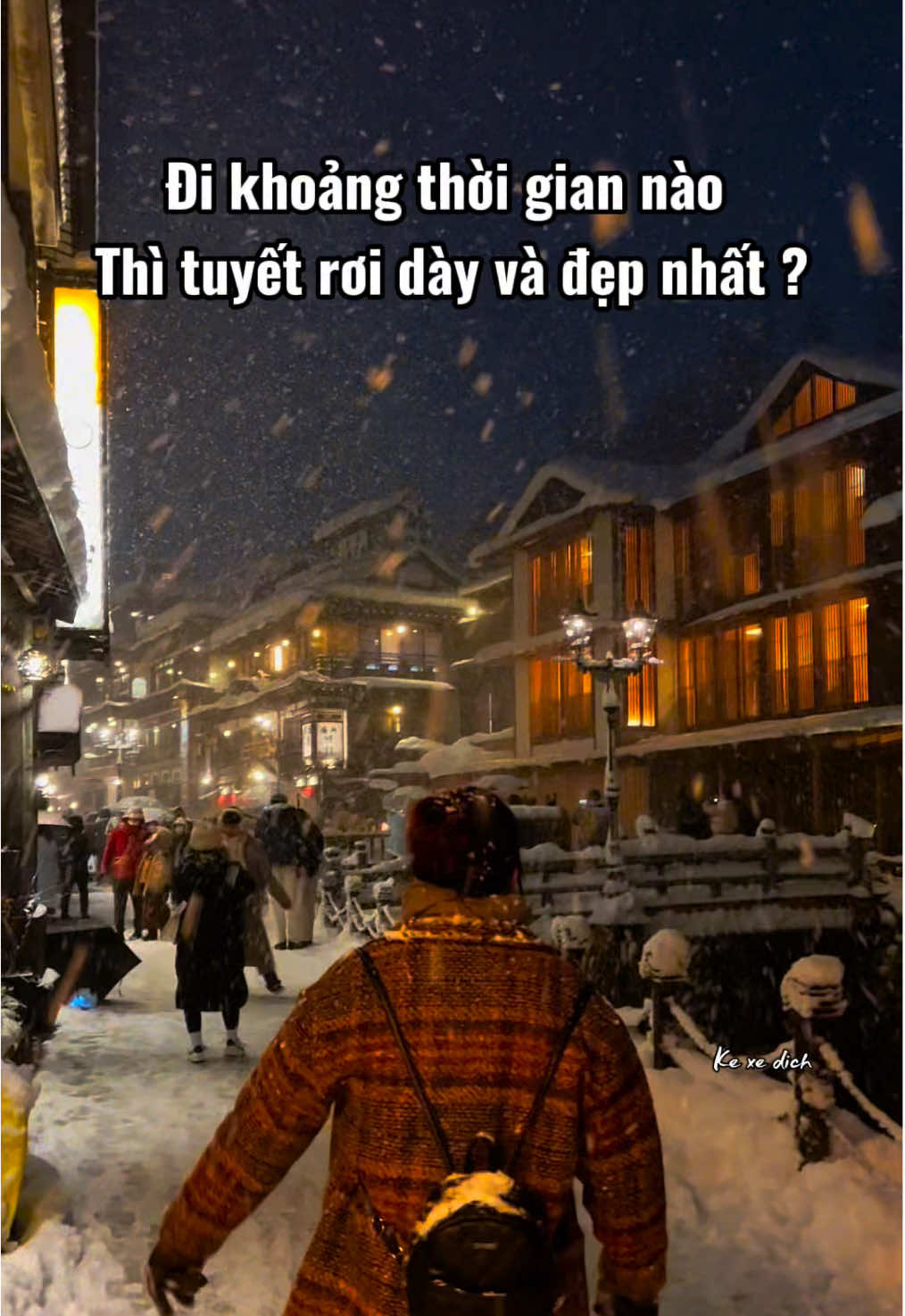 Suối nước nóng Ginzan onsen mùa đông tuyết trắng kéo dài từ cuối tháng 12 ~ tới hết tháng 3 . Thời điểm đẹp nhất ngắm tuyết là khoảng cuối tháng 12 tới hết tháng 1 nhé các bạn . Dự năm nay tuyết sẽ rơi sớm hơn mọi năm đó . Tết này có bạn nào có muốn đây tham quan check in không nhỉ ? #xuhuong #ginzanonsen #langcaomiyagi #Ouchijuku #zaoonsenskiresort 