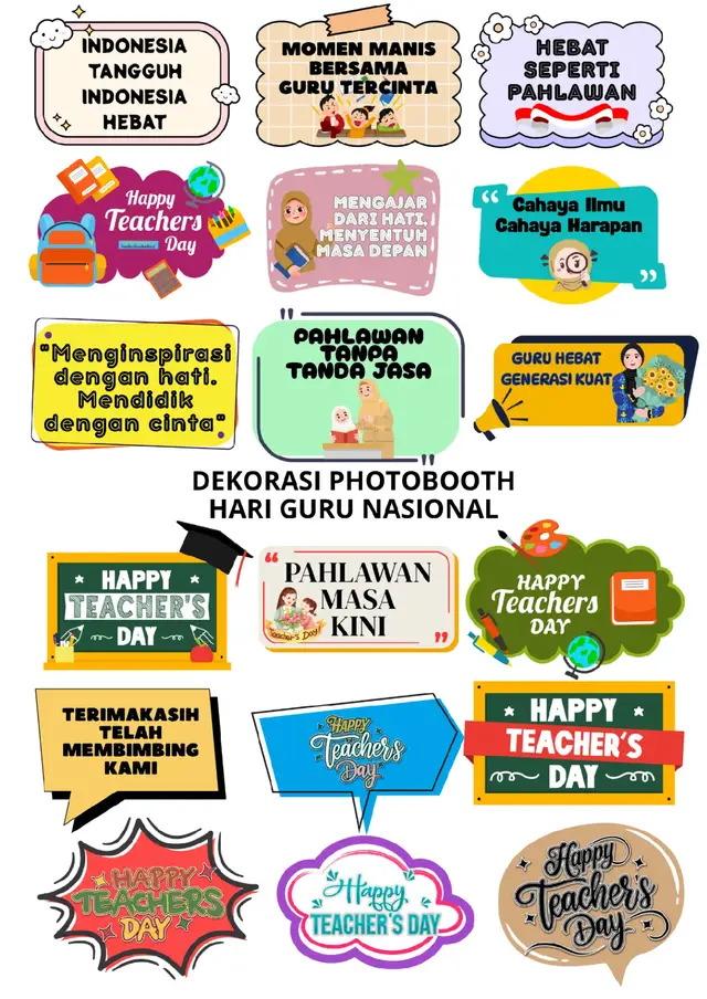 cocok bgt nih untuk kegiatan dihari guru tgl 25 nov 2025. bapak ibu guru bisa download file melalui link di bio #hadiahhariguru #idekegiatanhariguru #photoboothhariguru #harigurunasional #dekorasihariguru