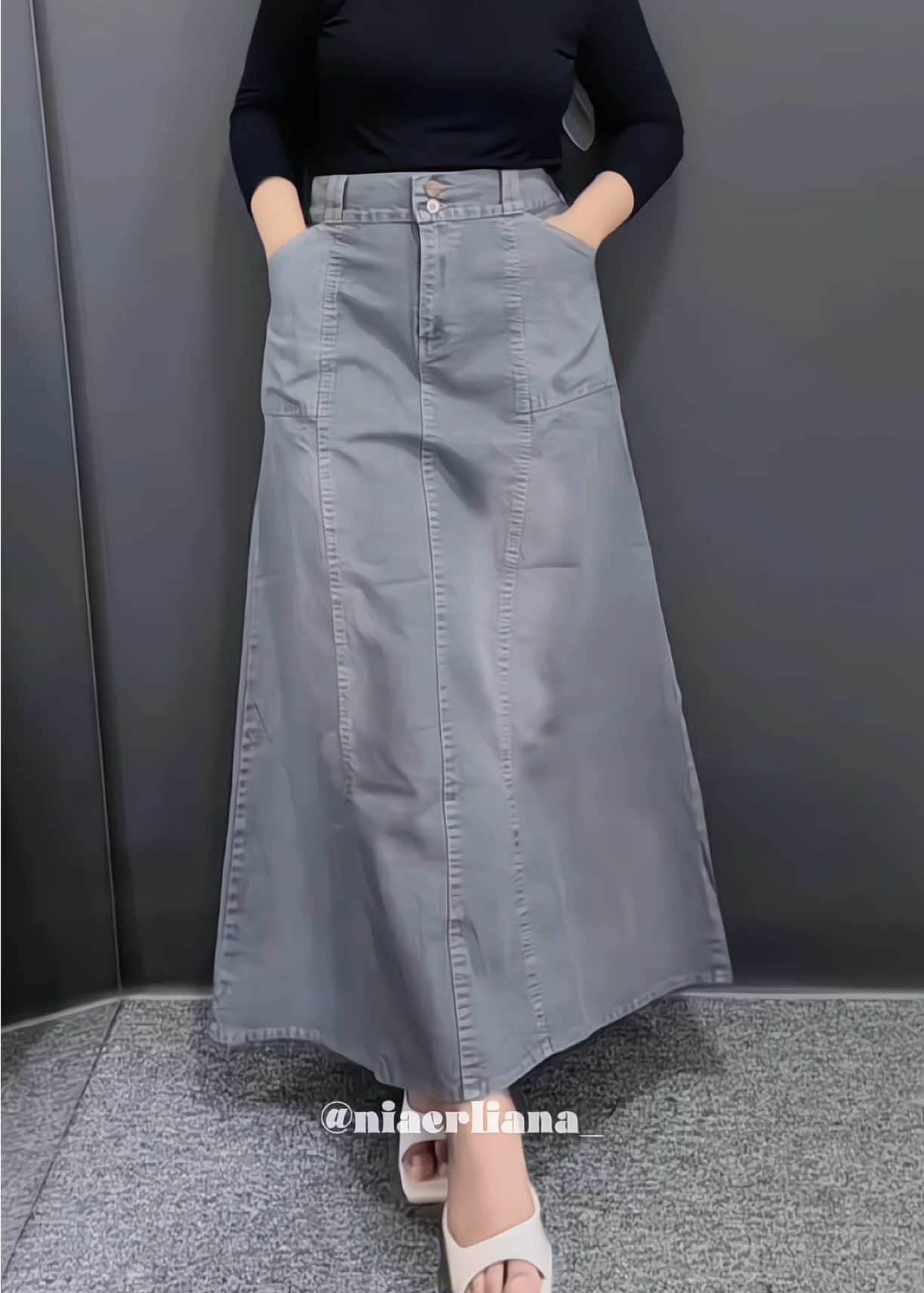 Rok jeans cakep😍🫶 #fyp #rokjeans #jeanswanita #rokviral #rokwanita 