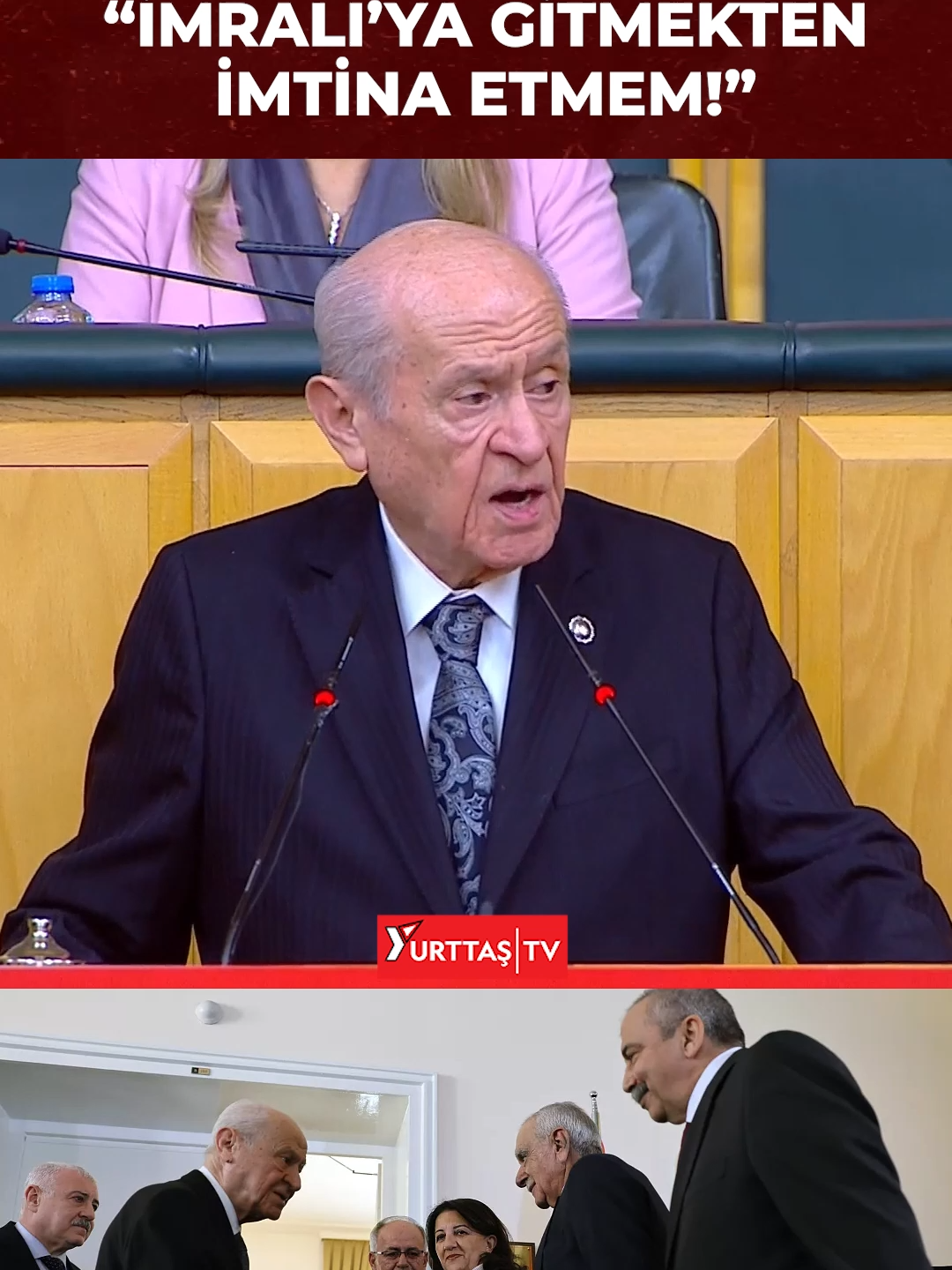Devlet Bahçeli: İmralı’ya gitmekten imtina etmem!