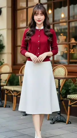 Áo khoác cardigan phối cổ sơ mi #aokhoaccardigan 