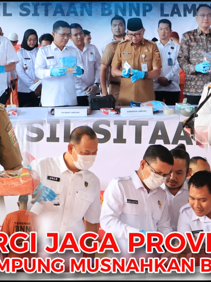 GUBERNUR LAMPUNG MUSNAHKAN BARANG BUKTI NARKOBA #gembong #bnn #virallampung #lampungpride #edukasi #narkoboy #narkoboy😎 #teginenenglampung #infolampung #rehab #NARKOBOY #edukasianak #lampunghits #lampungviral #lampungtiktok