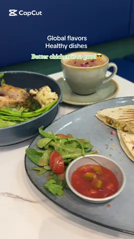 Global Fusion Bites😍 @chimichurri.sg serves wholesome, healthy and delicious meal with a fusion twist. 🥗Manuka’s bowl is so light and yummy. Tender chicken breast, corn salsa, There was also avocado, broccoli, cauliflower, nuts, seeds, spices. Butter chicken quesadilla has flavorful  chicken slices, mozzarella and vegetables. Their chai tea is fragrant, not to be missed. 🌿 Global Flavours. Locally Devoured 🇸🇬 Singapore’s Best Global Fusion Bites 🥙 Bowls • Wraps • Quesadillas • Pita Pockets 👇 Order Now linktr.ee/chimichurri.sg . . . #singaporefoodlisting#sgfoodblogger #sgfoodies #sgfood#sgfoodhunt                   