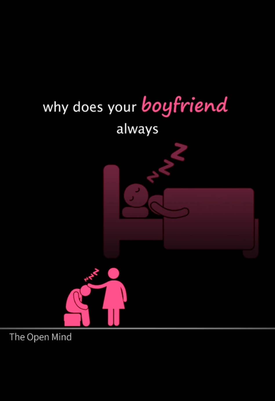Why does your boyfriend always get sleepy when he's with you? #theopenmind #feelings #couple #psychologytricks #psychologyfacts 