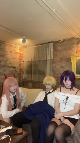 Ngại hết cả Denji @Mộc @Nekosan ≽^•༚• ྀི≼ #denji #reze #power #chainsawman #cosplay 