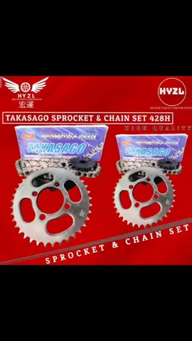Heavy Duty TAKASAGO Chain Sprocket Set