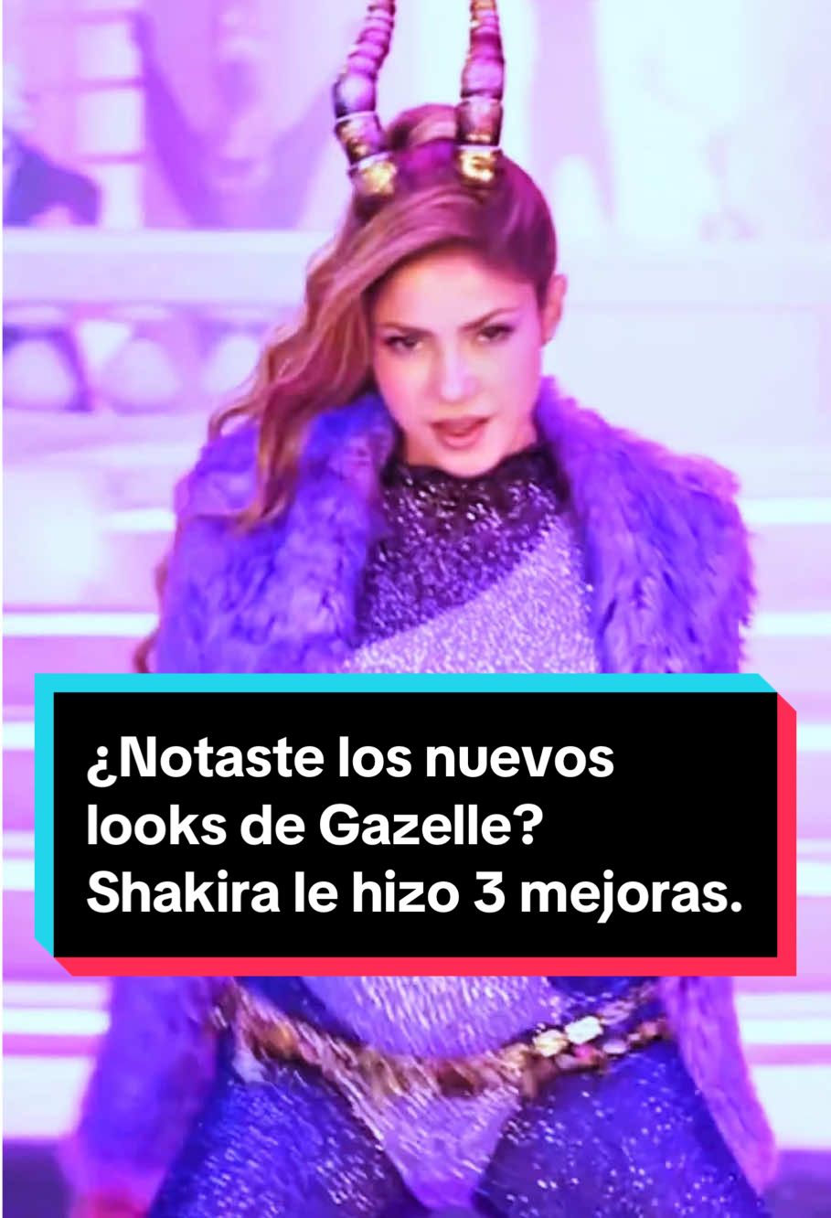 ¿Notaste los nuevos looks de Gazelle? Shakira le hizo 3 mejoras. #foryou #shakira #zootopia2 #gazelle #celebrity 