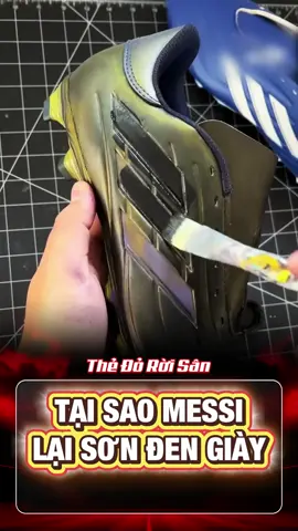 Tại Sao Messi Lại Sơn Đen Đôi Giày Của Mình #bongda #tinbong #messi #xuhuong 