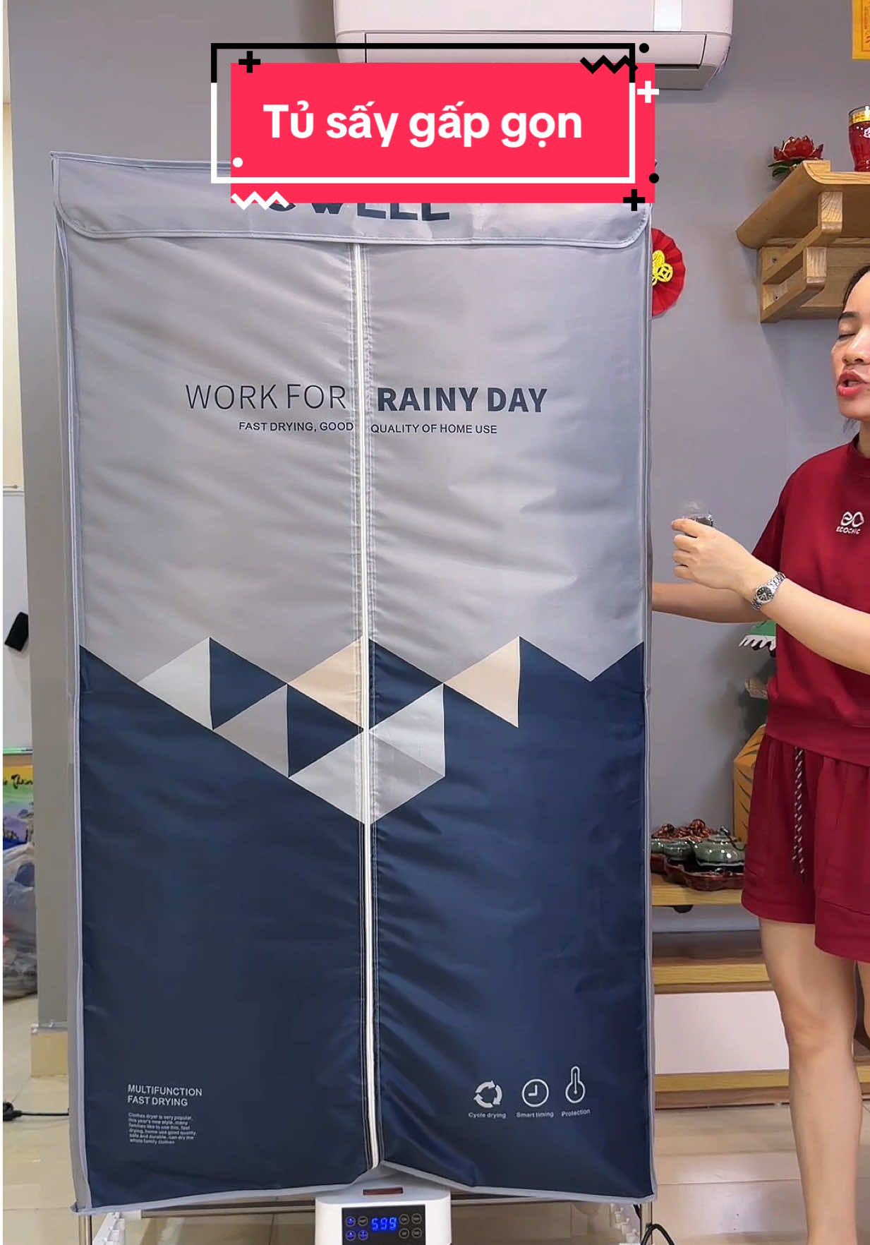 Tủ sấy quần áo Cwell #nhacuaenn #tusayquanao 