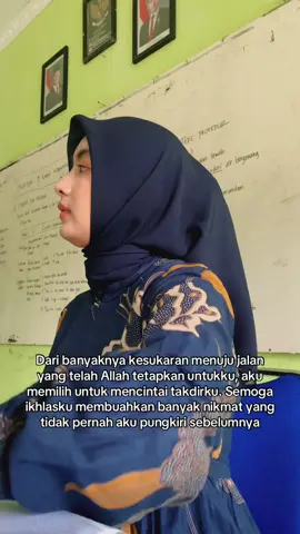 “Boleh jadi kamu membenci sesuatu, padahal itu baik bagimu. Dan boleh jadi kamu menyukai sesuatu, padahal itu buruk bagimu.”☺️ #fypシ゚ #ikhlas #dayinmylife #guru #mudaberkelanatuabercerita 