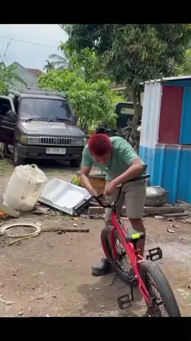 stang sepeda kalian penah kayak gini juga ga? #fyp #ceritakita #tipetipeomped 