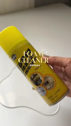 Hindi mo kailangan gumastos ng mahal! Ito lang, linis-presko na ulit lahat ang gamit sa bahay at car✨🪄 #foamcleaner #foamcleanerspray #buy1take1 