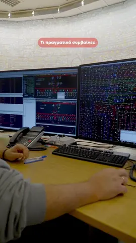 Η πραγματικότητα: ένα σύγχρονο Κέντρο Ελέγχου με ψηφιακά εργαλεία και χάρτες σε πραγματικό χρόνο. 😎 #ΔΕΔΔΗΕ #HEDNO #fy #fypage #tiktokgreece 