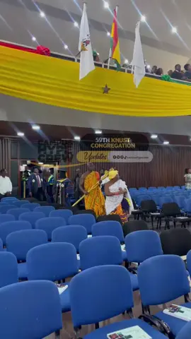 Arrival of the KNUST University council led by Prof. Rita Akosua Dickson, Vice Chancellor of KNUST at the 59th congregation. The procession includes all registrars and Professors in KNUST.❤️✨ #Knust #Graduation #59thCongregation #CampusHypeCrew