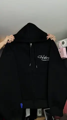Hoodie zip thêu xù ✨🫶 #aohoodie #hoodie #hoodiezip #aokhoacnu #aokhoacnam 