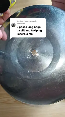 Replying to @mommynawi3 pesos lang sya ngayo . may hawakan na ang takip ng kaserola mo