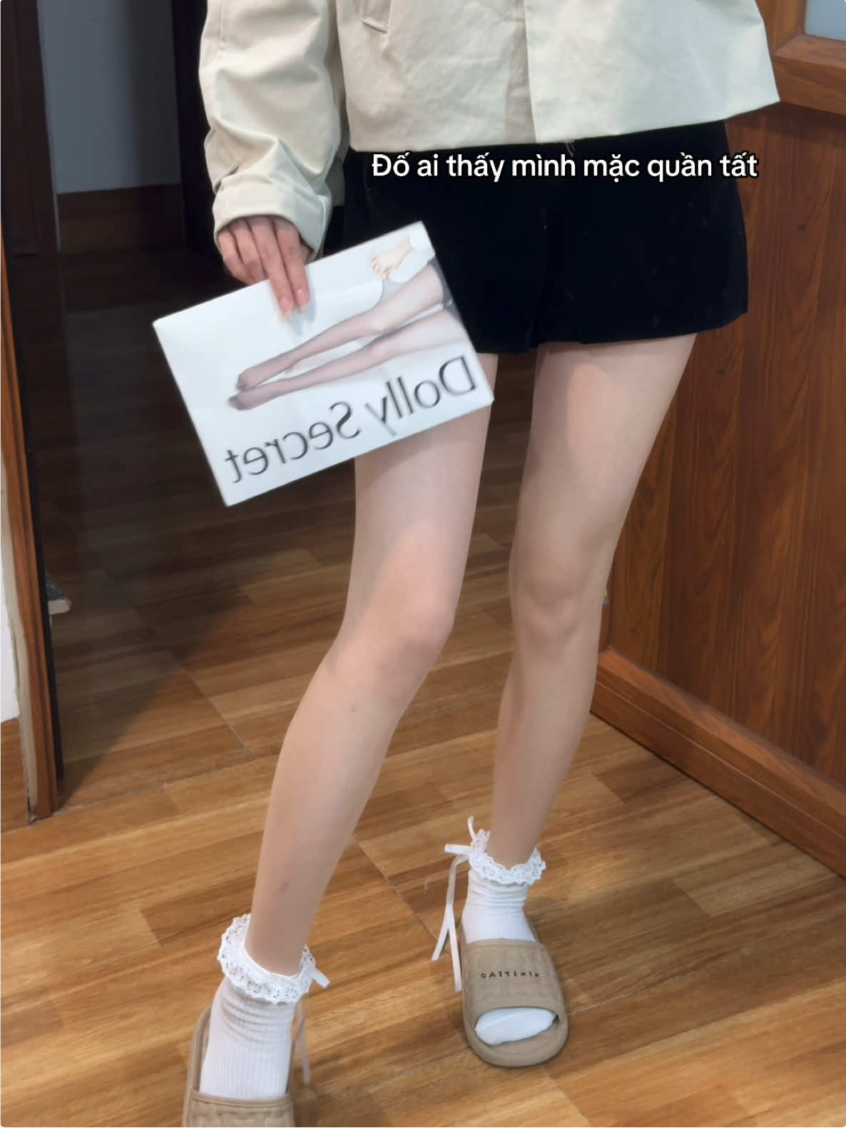 siêu thật chân, mãi iu #thuylinh1603 #xh #quantat #dollysecret 