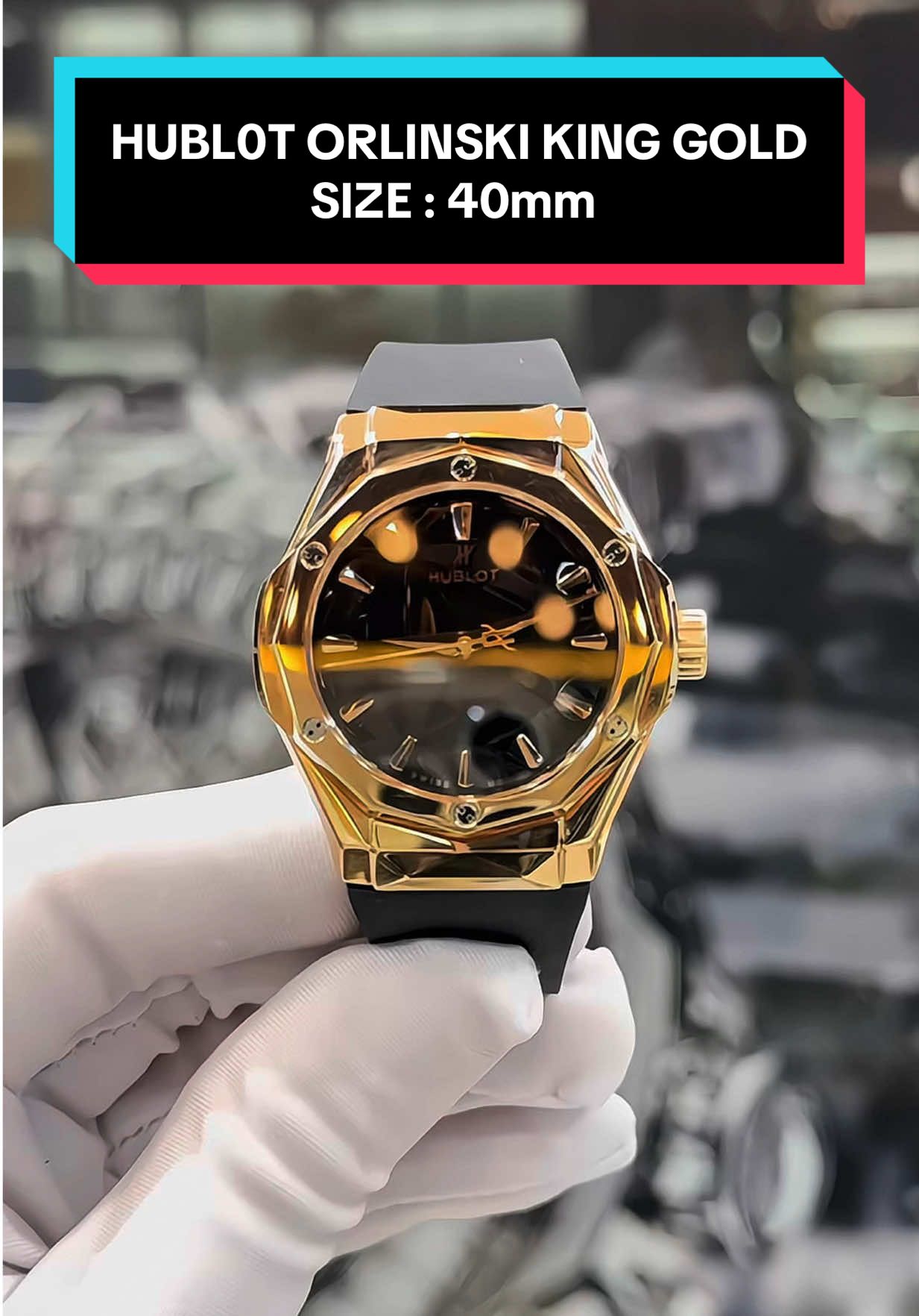 HUB ORLINSKI KING GOLD ETA 2892 KHÁCH LÊN TAY ĐÚNG 1 LẦN CẦN PAS Size : 40mm #37watchluxury #thinhhanh #asrm #xuhuong #viral 