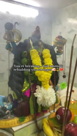 You’re breaking… but Amma is rebuilding you stronger🧿🫵🏻🔱 #fyppppppppppppppppppppppp #marujenmam #kaliamman #kaliammantunai #moreviewers🥰🙏 