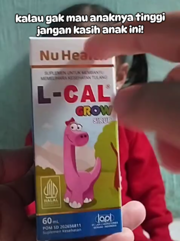 gara2 kasih anak ini tingginya sebulan naik 2 cm #lcalgrow #vitaminkalsium #vitaminD3 #suplementinggibadan #vitaminanak 