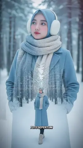 TREND AI Membuat gambar salju musim dingin Tutorial untuk membuat gaya pemandangan salju musim dingin dengan AI 😘👆 efek filter pemandangan salju buat gambar dengan pemandangan salju musim dingin menggunakan Gemini AI teks untuk membuat foto dengan pemandangan salju musim dingin tutorial untuk membuat gambar dengan gaya pemandangan salju musim dingin menggunakan Gemini AI buat i #hypic #hypiccreator #Godpic @hypic_global