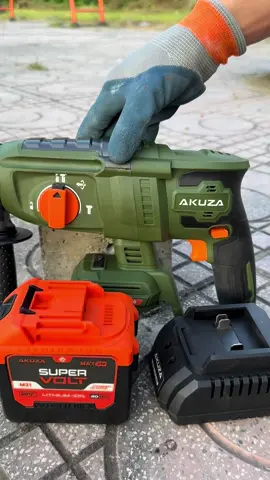 Máy khoan bê tông AKUZA kèm pin 20 cell + sạc nhanh, 3 chức năng, lực đập 3.5J khoan đục cực khỏe, bền bỉ #khoanbetongAKUZA #khoanbua #khoan3chucnang #khoanbetonggiare #khoanducbetong 