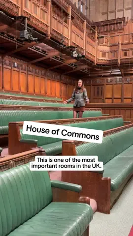 Very exciting to explore the House of Commons chamber! To visit Parliament yourself, book a tour! #History #londonhistory #london 