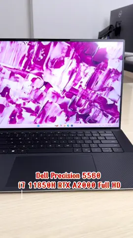 💻 Dell Precision 5560 – i7 11850H Quadro RTX A2000 | Màn 15.6” FHD  • CPU: Intel Core i7-11850H  • RAM: 16GB DDR4  • SSD: 512GB NVMe  • VGA: NVIDIA Quadro RTX A2000  • Màn hình: 15.6 inch Full HD 🔋 Ngoại hình đẹp như hình, pin excellent ✅ Bao test 7 ngày  💸 Giá: 17.900.000đ 🌐 laptopalltech.com #precision5560 #laptopdohoa #laptopalltech #dellprecision 