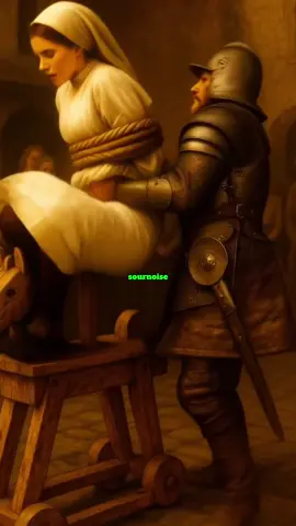 La vérité derrière la « torture du cheval de bois » : Le jour tragique de cette nonne du XVe siècle, oubliée par l'histoire.#historie #moyenage 