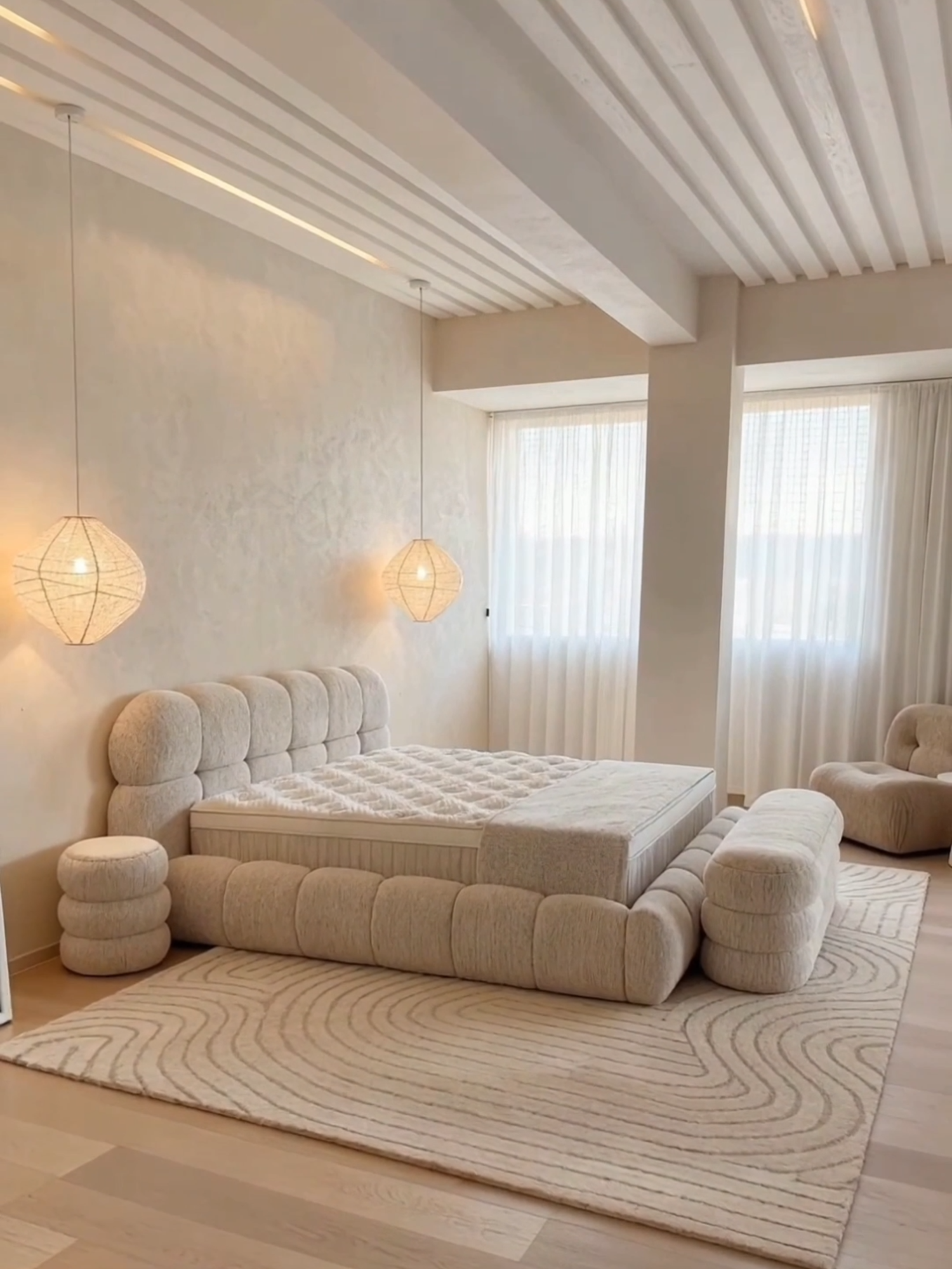 TAF Boxsprings&more Japandi NOBU #interiordesign #architecture #explore #fyp #3d #furniture