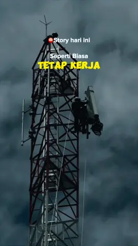 Tetap kerja. Tetap semangat bekerja 🫡 #sarawak #budaktower #pendakipencawang 