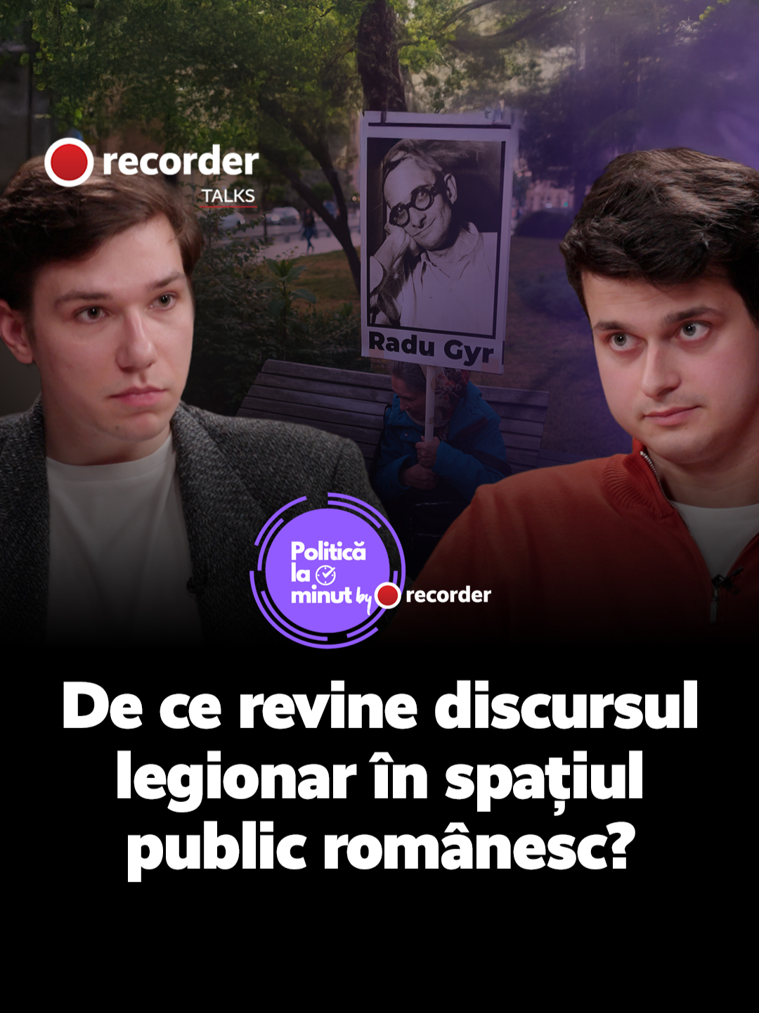Găsești episodul în linkul din bio. Politicieni, artiști, oameni de cultură sau ai Bisericii continuă și astăzi să rostogolească propaganda la un secol de la apariția celei mai sângeroase mișcări extremiste și antisemite din România. De la filmele lui Sergiu Nicolaescu până la muzica hip-hop, discursul legionar a rămas o constantă în spațiul public românesc, primind doar ambalaje diferite în funcție de regim și de interesele politice. Cum a supraviețuit legionarismul în cultura și politica românească și cum ar trebui să ne raportăm în mod corect la personalități marcante ale culturii noastre, dar care au luat parte la mișcările de extremă dreapta sunt doar o parte dintre temele pe care Vlad Adamescu și Răzvan Petri le discută în acest episod din „Politica la minut by Recorder”. 🔴 „Politică la minut by Recorder” e un podcast în care Răzvan și Vlad îți aduc explicații clare și accesibile despre funcționarea sistemelor politice, analizează evenimente de actualitate și dezbat fenomene care ne influențează viața de zi cu zi. #recorderromania #romania #fyp #politicalaminut #istorie