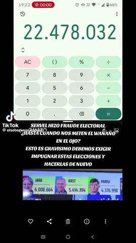 Servel necesitamos explicaciones ,como hay más votos de lo que corresponde de las personas ? o sea hasta los muertos votaron? es el colmo ,nos robaron las votaciones. El resto comprueben es cuestión de sumar y restar  @Nayib Bukele #parisialamoneda🇨🇱 #francoparisi2026 