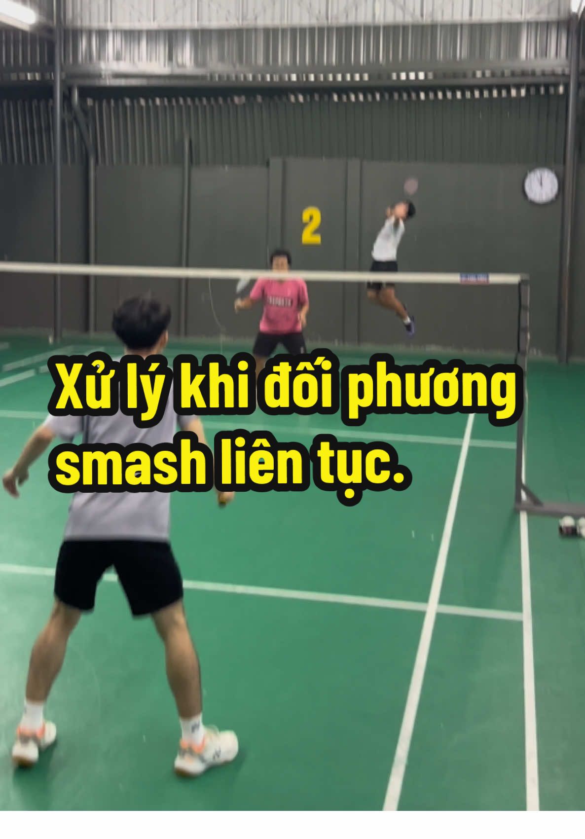 Xư lý khi đối phương smash liên tục. #Badminton #btsport #cầulông #thethao 
