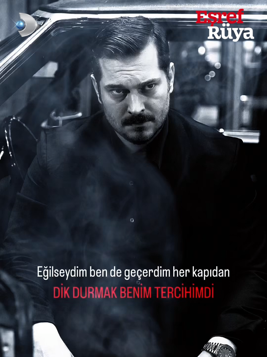 Dik durmanın bedeli ‘Tek’ kalmaktır. 🖤 #EşrefRüya yeni bölümleriyle her çarşamba 20.00’de #KanalD’de! 💥 🎶 Doğukan Polat & Cem Yıldız / Yola Girme Sen