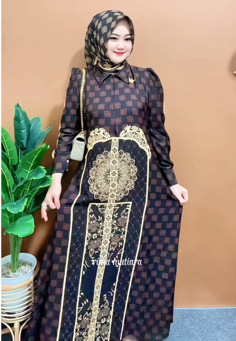 Jgn lupa join live ya bun 😍 warna mahogani mewah bgt 🥰 #dress #gamis 