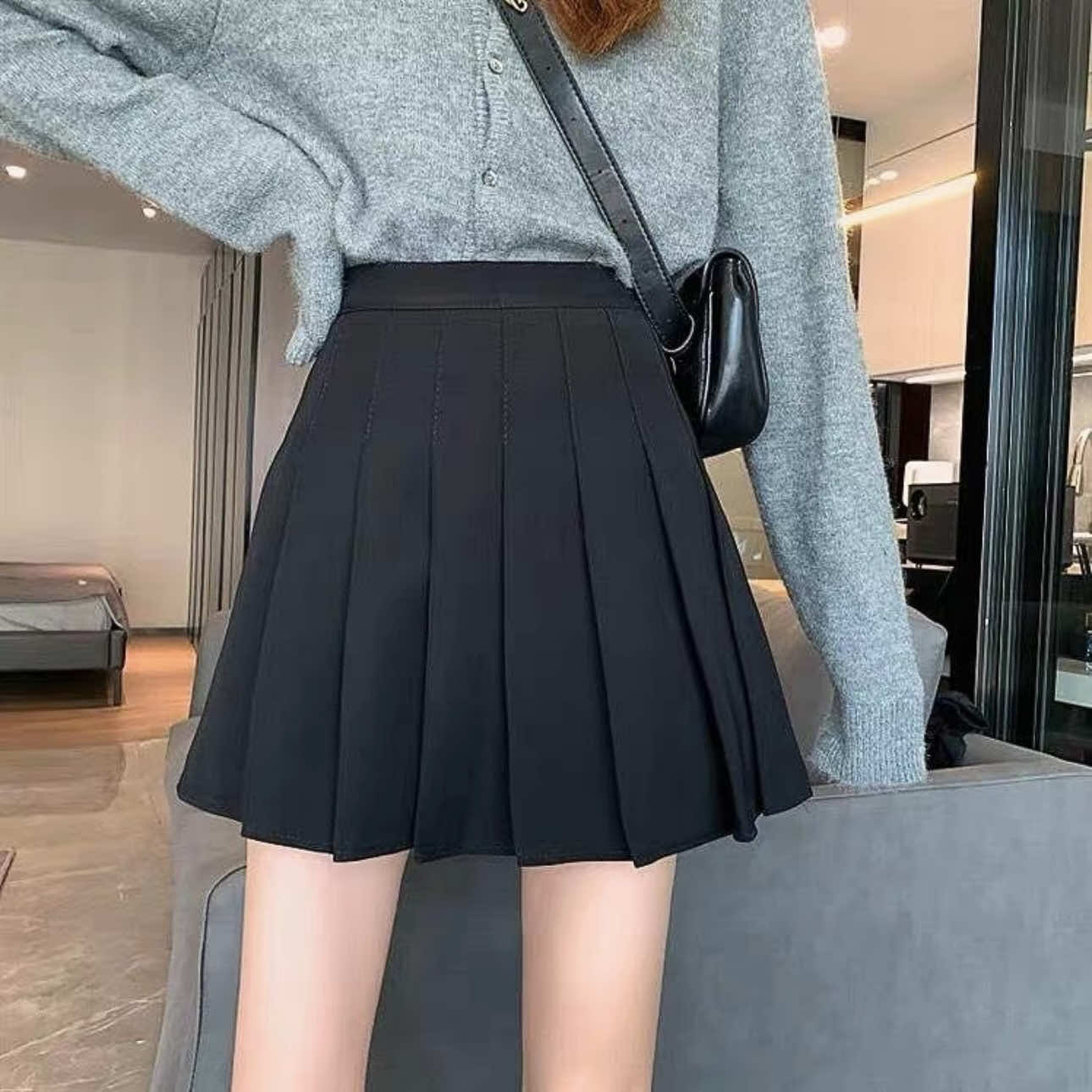 Chân váy tennis xếp ly màu trắng đen nâu h phong cách ulzzang #chanvaytennis #chanvayxeply #chanvaydep #xuhuong #OOTD 