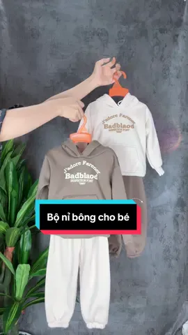 Bộ nỉ bông cho bé #thoitrangtreem #dothudongchobe #bonibongchobe #bochobe #bonichobe 