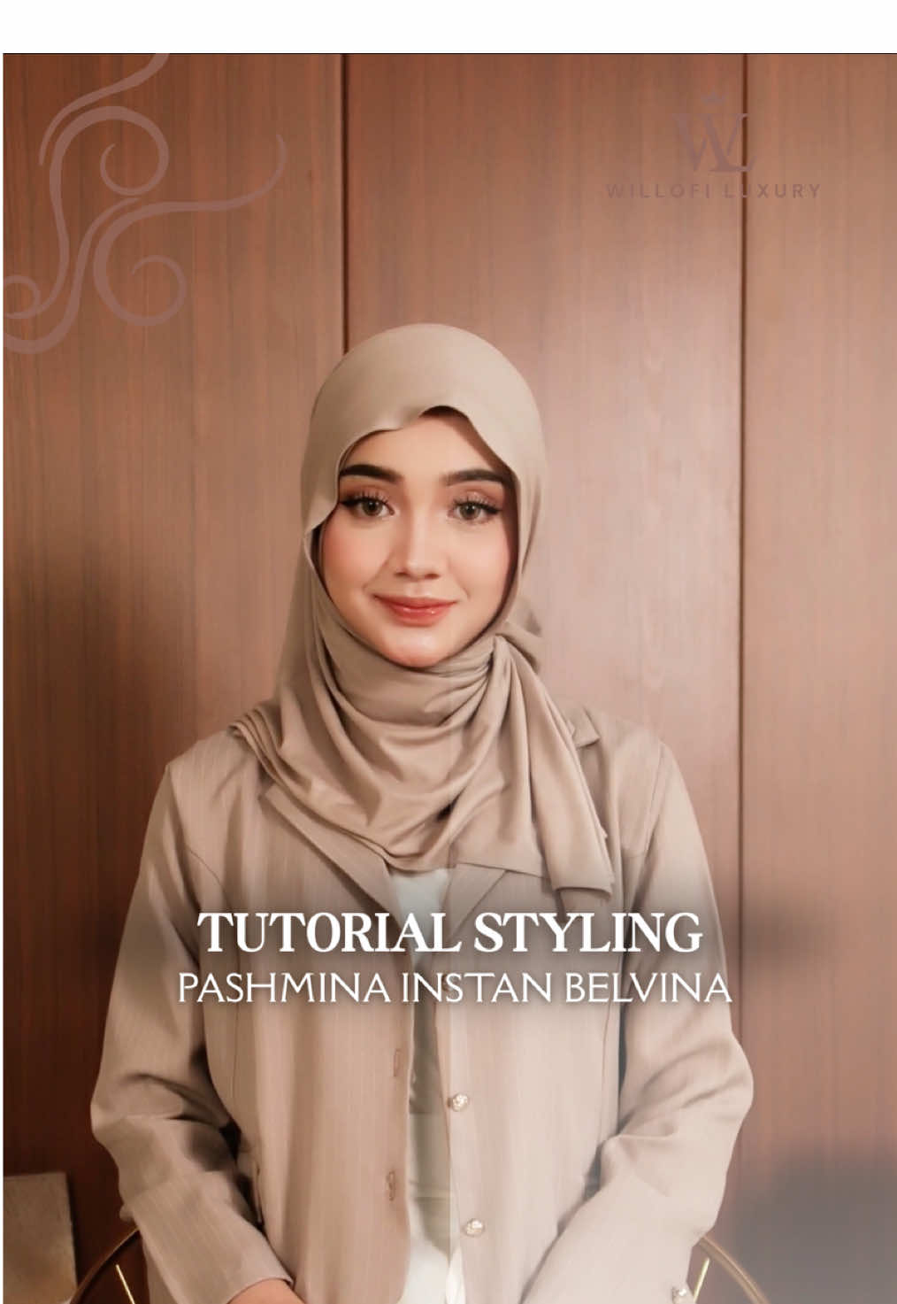Tutorial Styling Pashmina Instan Belvina.🤩 Cukup slup, rapikan, dan kamu langsung tampil cantik tanpa effort! ✨ Banyak gaya, tetap praktis, dan jatuhnya mleyot natural banget. Yuk cobain styling favoritmu! 💖 #tutorial #willofi #pashmina #pashminainstan #tutorialhijab 