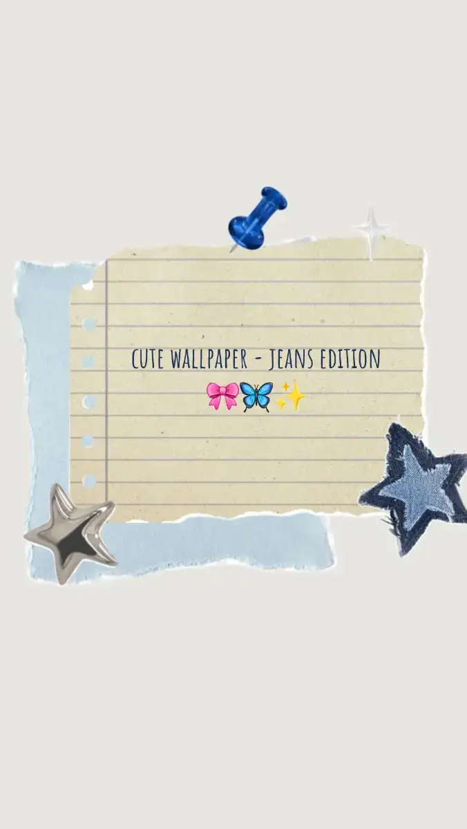 cr: pinterest #wallpaperaesthetic #wallpaper #cutewallpaper #jeanswallpaper #pinterest #fyp #cute 