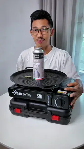 Combo Ngegrill 1 paket - kompor grill portable #komporportable #bbqtiktok #grillpan  #pemanggang #wibgajian 