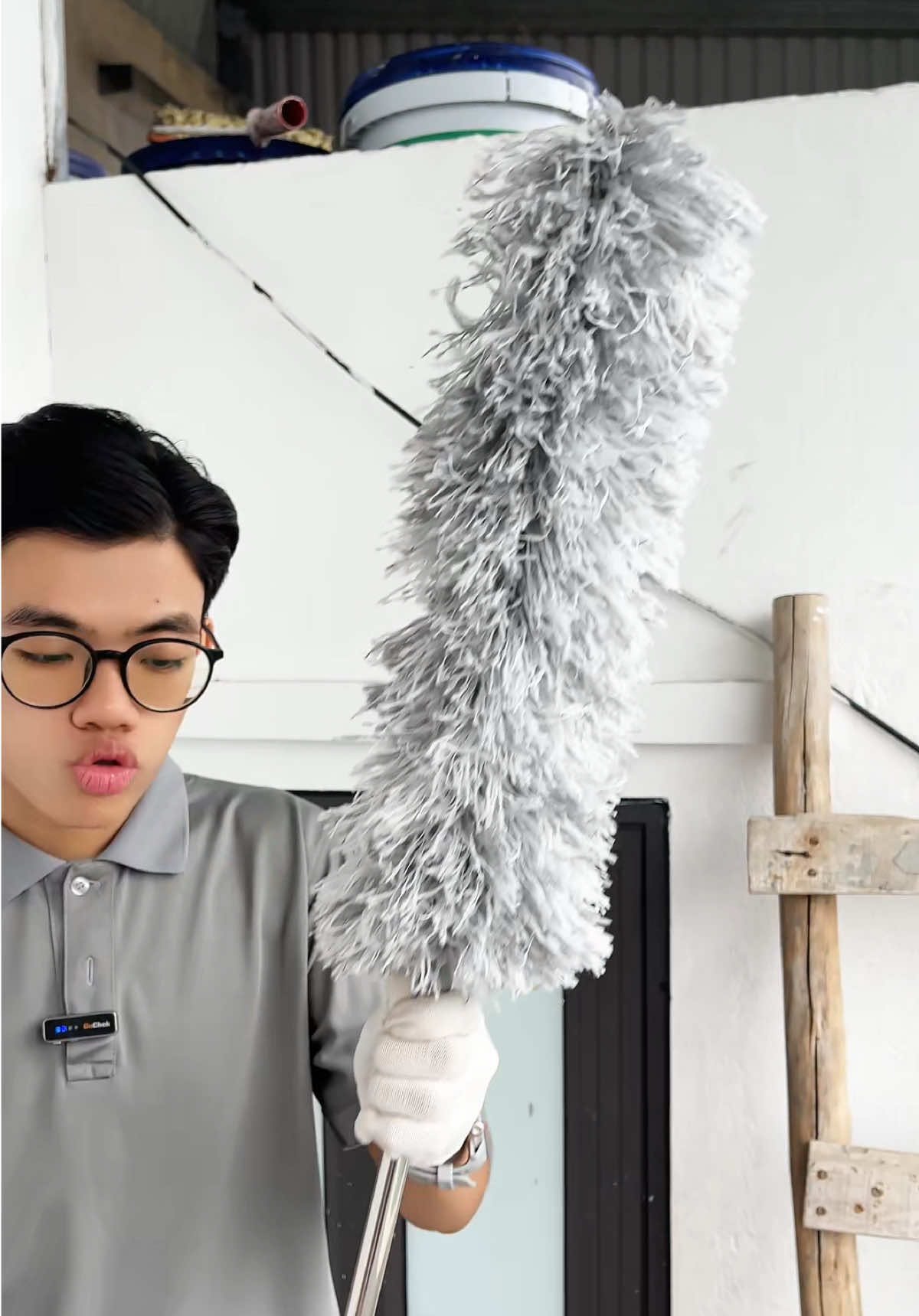 Chổi lông quét Trần dài tối đa 2m8 đa năng 