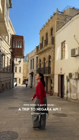 Super random tbtb ke azerbaijan, tapi anehnya gue suka sih! Enak buat me time sendirian, slow living, nyepi & get inspired... haha.  Kalau ada yg mau tanya apapun ttg trip ini just lmk, komen ajaa! I'd love to share more.. 