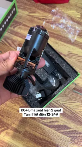 R04 Bma ! Mẫu bi cầu mini nhẹ điện Chân H4 55W lắp zin ô tô xe máy #caubemexe #xuhuongtiktok 