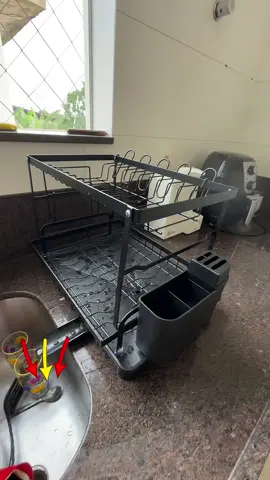 Escorredor de louças 2 andares de inox 